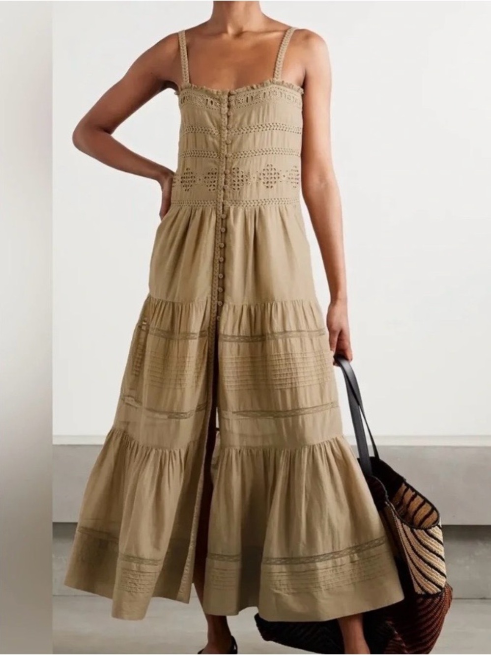 Isabel Marant ETOILE Divine Dress in light Khaki size 36